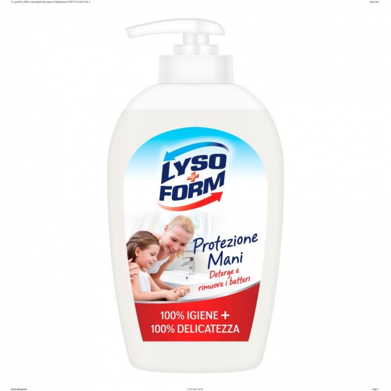 SAPONE LIQ.LYSOFORM DELICAT.ML250